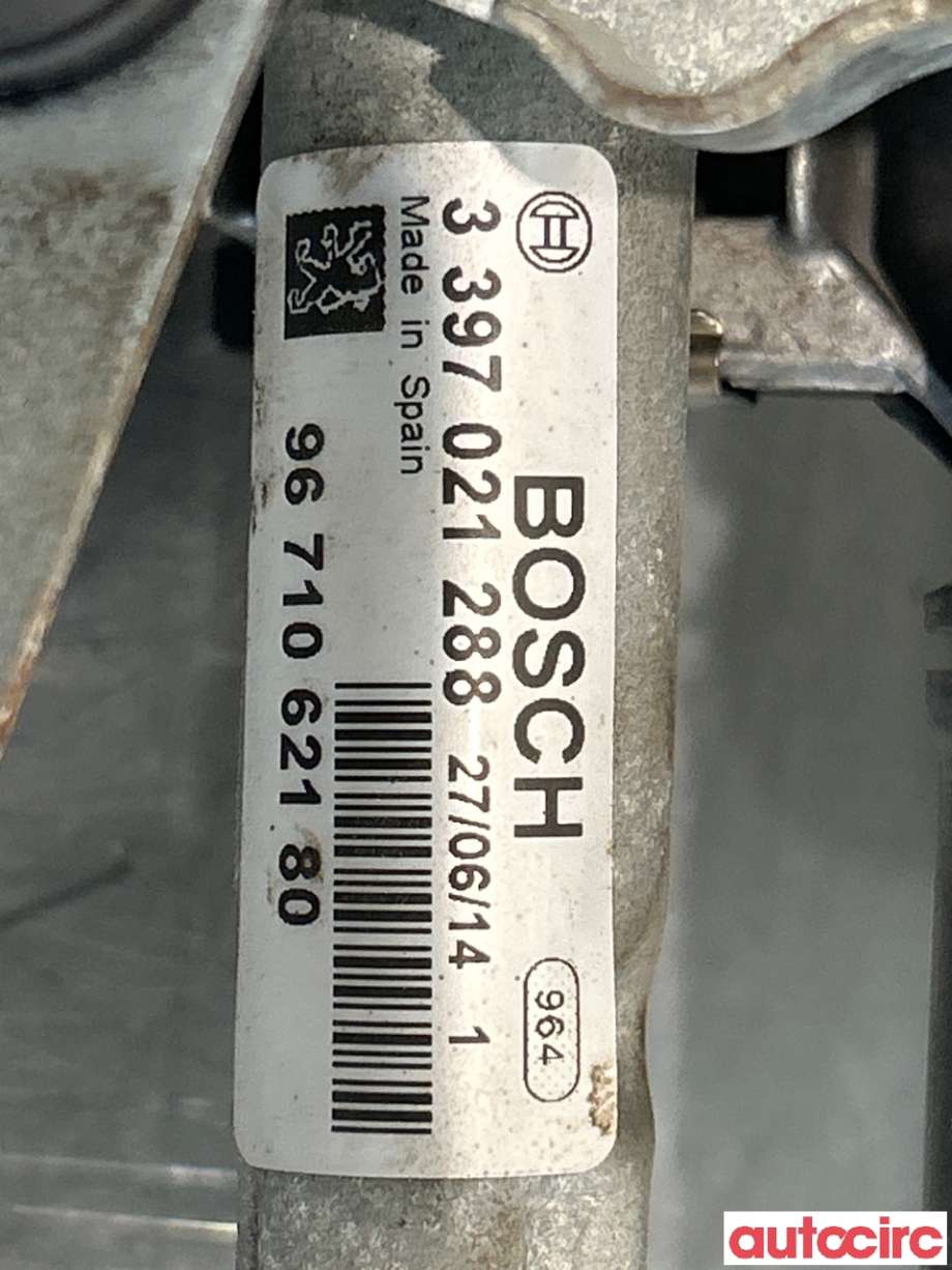 Viskermotor bakrute til Peugeot 3008 2009-2016 (Type I)  (PEUGEOT|6405JQ|1397220576|1417406186)