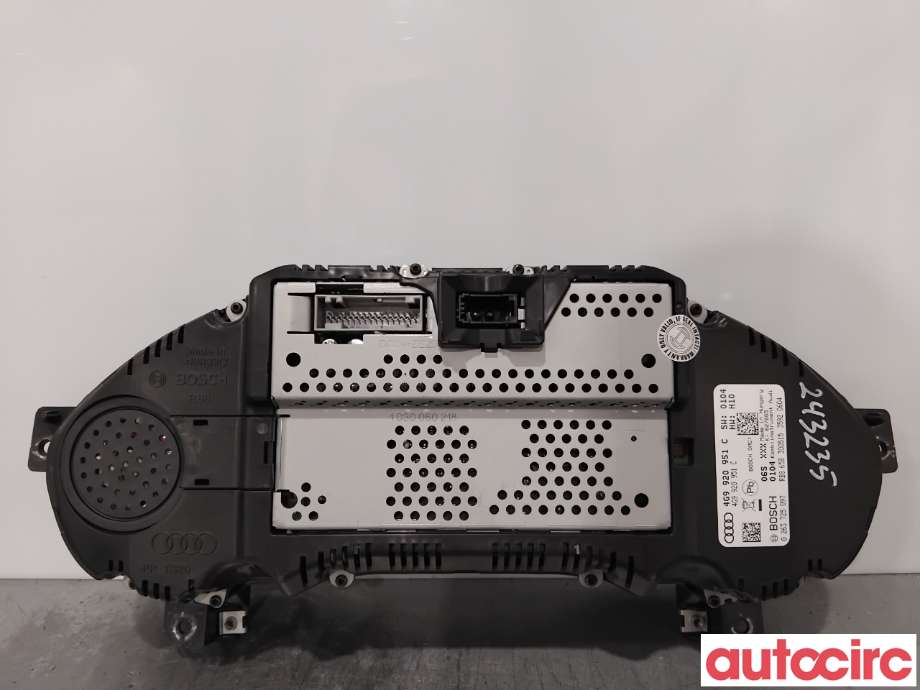 Instrumentpanel til Audi A6, Allroad 2015-2019 (Type III, Fase 2) (C7) (C7) (AUDI|4G9920950M|0263725097|4G9920951C)