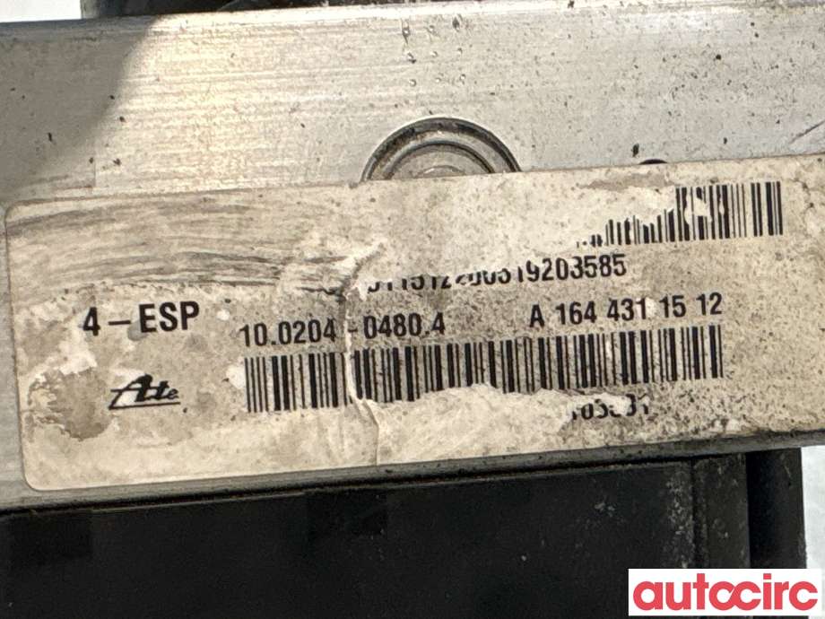 ABS sentral til Mercedes ML 2005-2011 (W164) (W164) (MERCEDES|A1634300007|100204-04804|A1644311512)