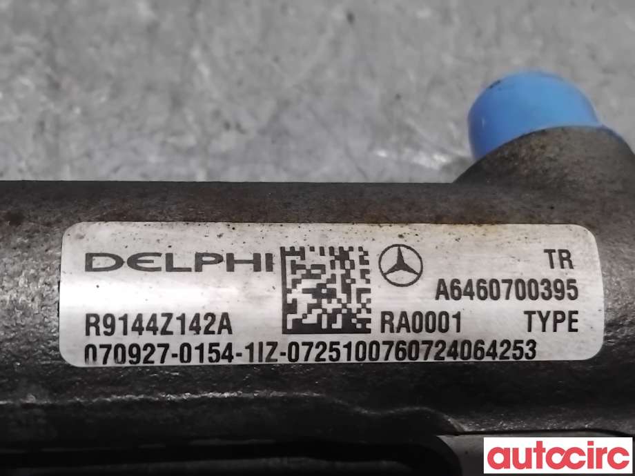 Dyseskinne (fuelrail) til Mercedes C-Klasse 2007-2011 (Fase 1) (W204) (W204) (MERCEDES|A6460700395|R9144Z142A)