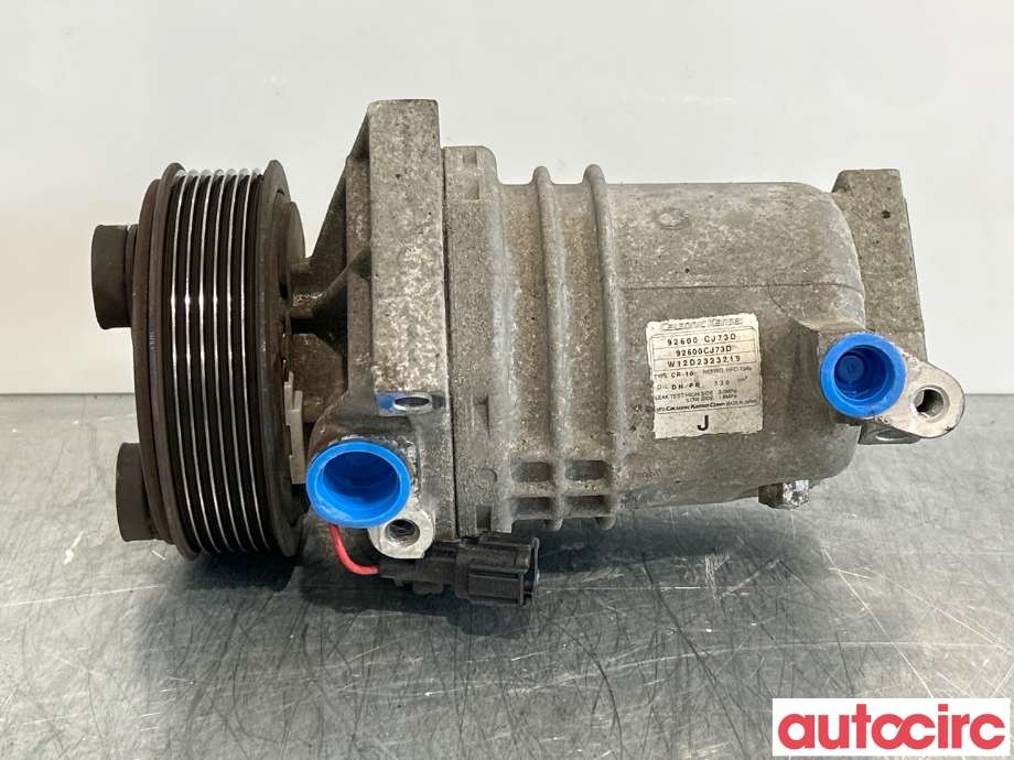 Aircondition kompressor til Nissan Note, 2013-2017 (Type II) (NISSAN|92600CJ73D)