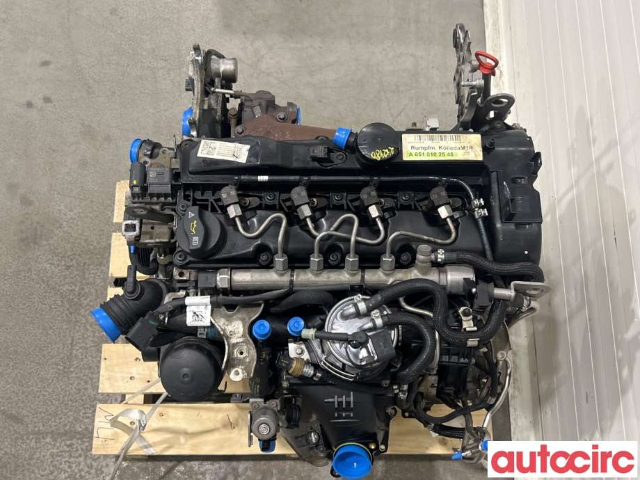Motor diesel til Mercedes C-Klasse 2011-2014 (Fase 2) (W204) (W204) (MERCEDES|A6510106607|OM651913|)