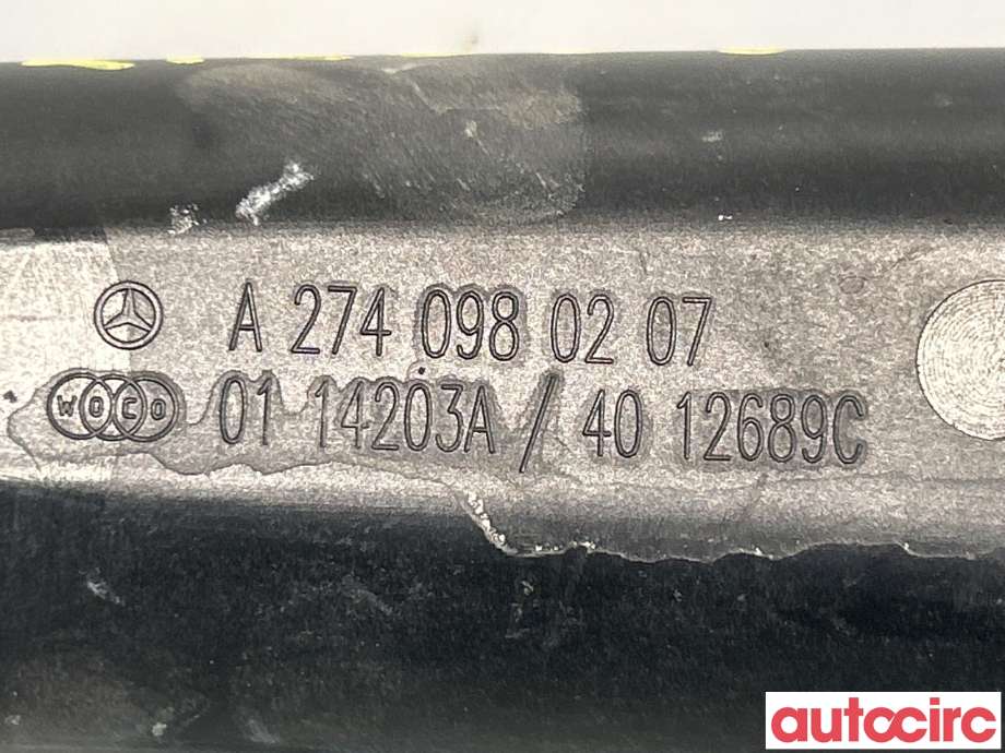 Turbo rør til Mercedes C-Klasse 2014-2018 (Fase 1) (W205) (W205) (MERCEDES|A2740980207|)