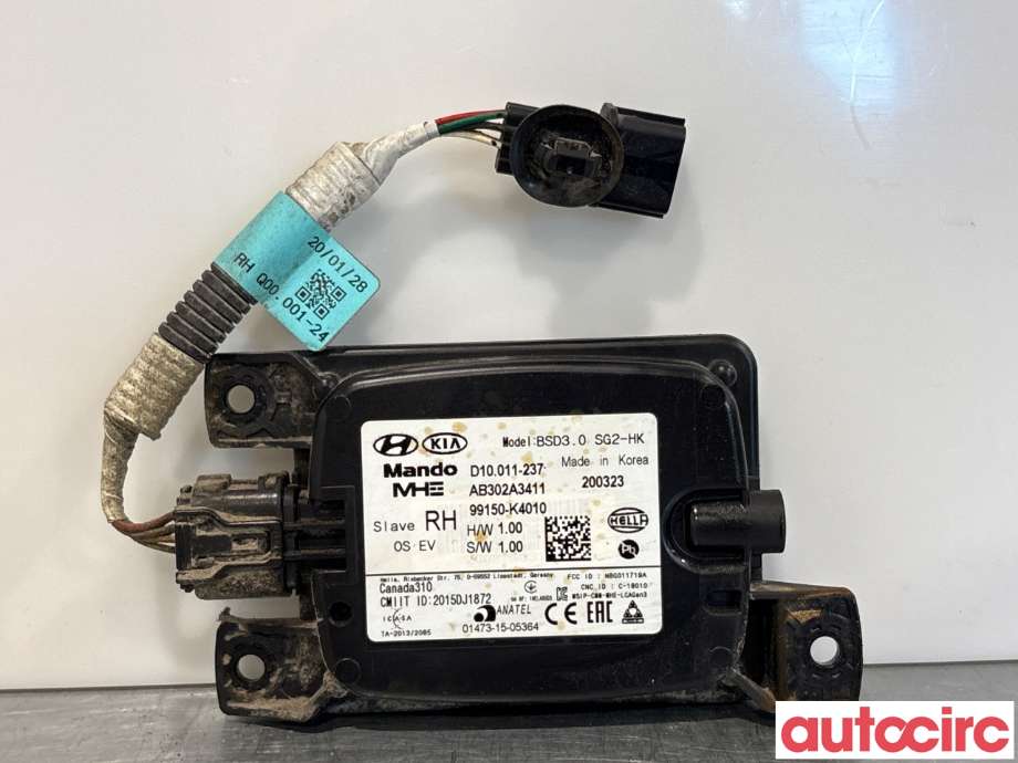 Sensor radar til Hyundai Kona 2017-2021 (Type I, Fase 1) (HYUNDAI|99150K4010|AB302A3411|99150-K4010)