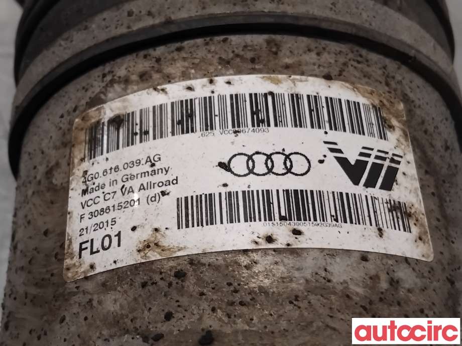 Fjær foran nivå luftpute/belg til Audi A6, Allroad 2015-2019 (Type III, Fase 2) (C7) (C7) (AUDI|4G0616039AM|4G0616039AG|4G0616039AR)