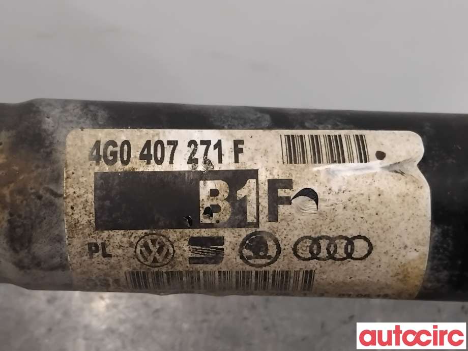 Drivaksel venstre foran til Audi A6, Allroad 2015-2019 (Type III, Fase 2) (C7) (C7) (AUDI|4G0407271F|)