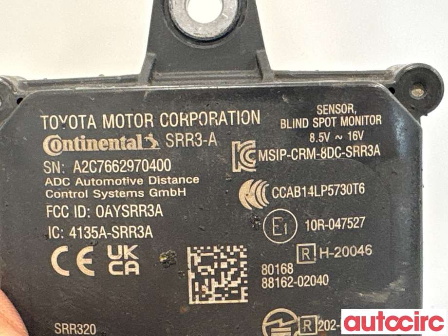 Sensor radar til Toyota Corolla 2019-->>  (TOYOTA|8816202040|A2C7662970400|88162-02040)