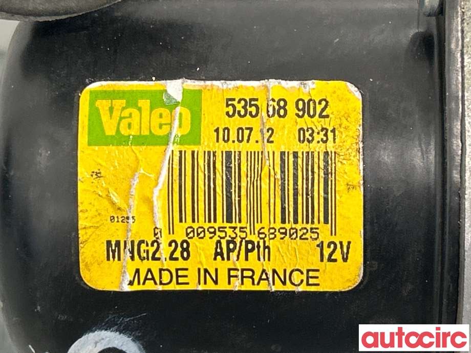 Viskermotor frontrute til Nissan Note 2013-2017 (Type II) (NISSAN|288009U10B|53568902)