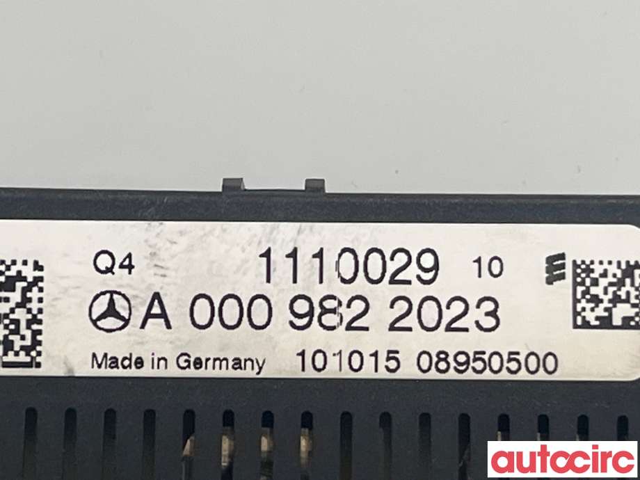 Styreenhet batteri til Mercedes C-Klasse 2014-2018 (Fase 1) (W205) (W205) (MERCEDES|A0009822023)