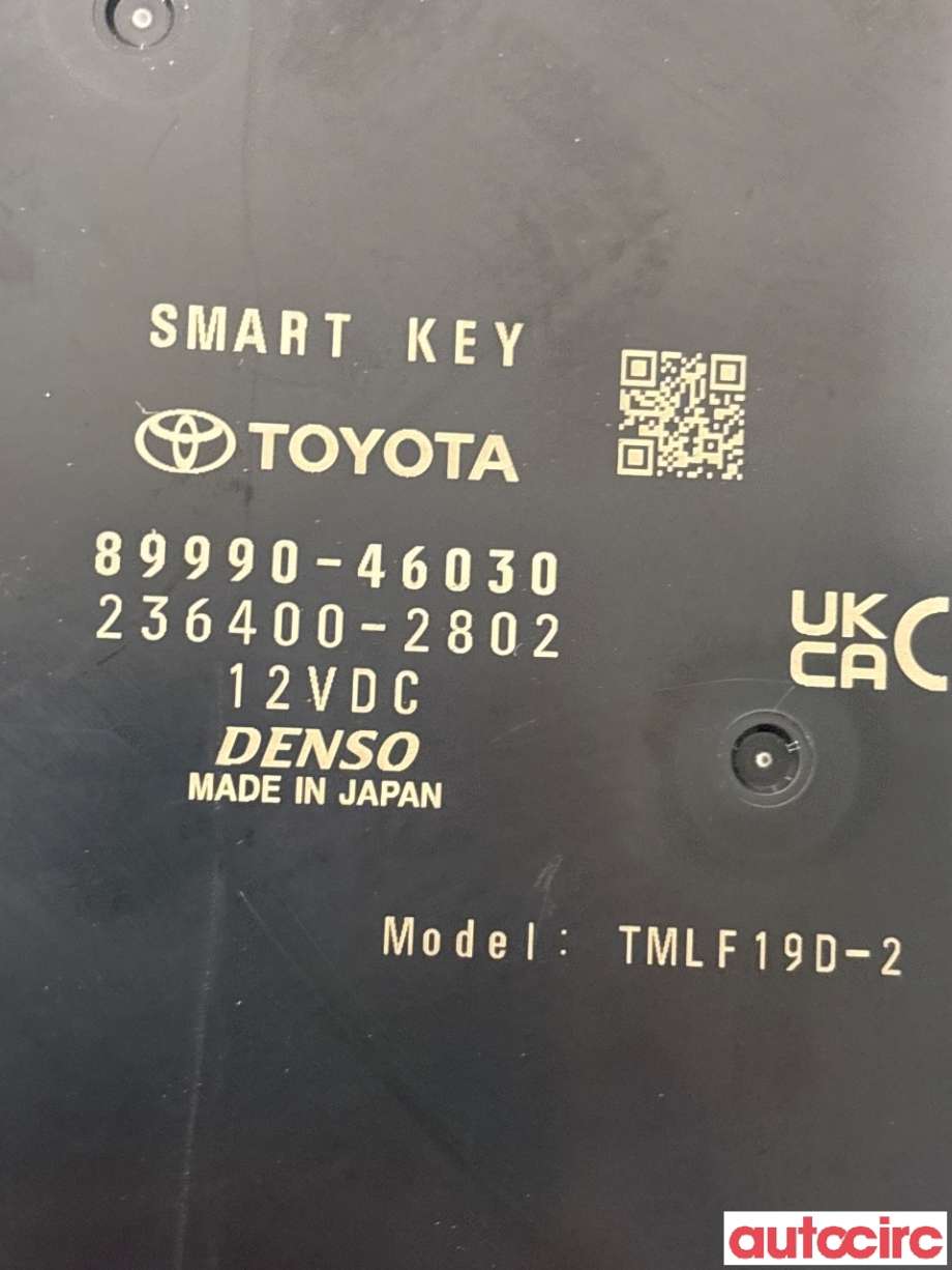 Styreenhet nøkkelfri/keyless til Lexus RC 2015-->>  (LEXUS|899H046030|236400-2802|89990-46030)