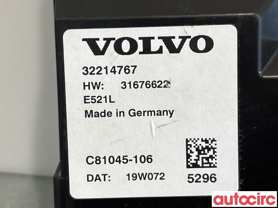 Styreenhet elektrisk bakluke til Volvo V90 / V90 CC / S90 2016-->>  (VOLVO|32200219|C81045-106|32214767)
