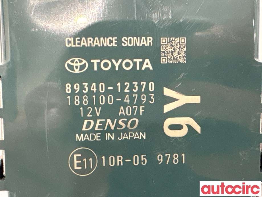 Styreenhet parkering til Toyota Corolla 2019-->>  (TOYOTA|8934012370|188100-4793|89340-12370)