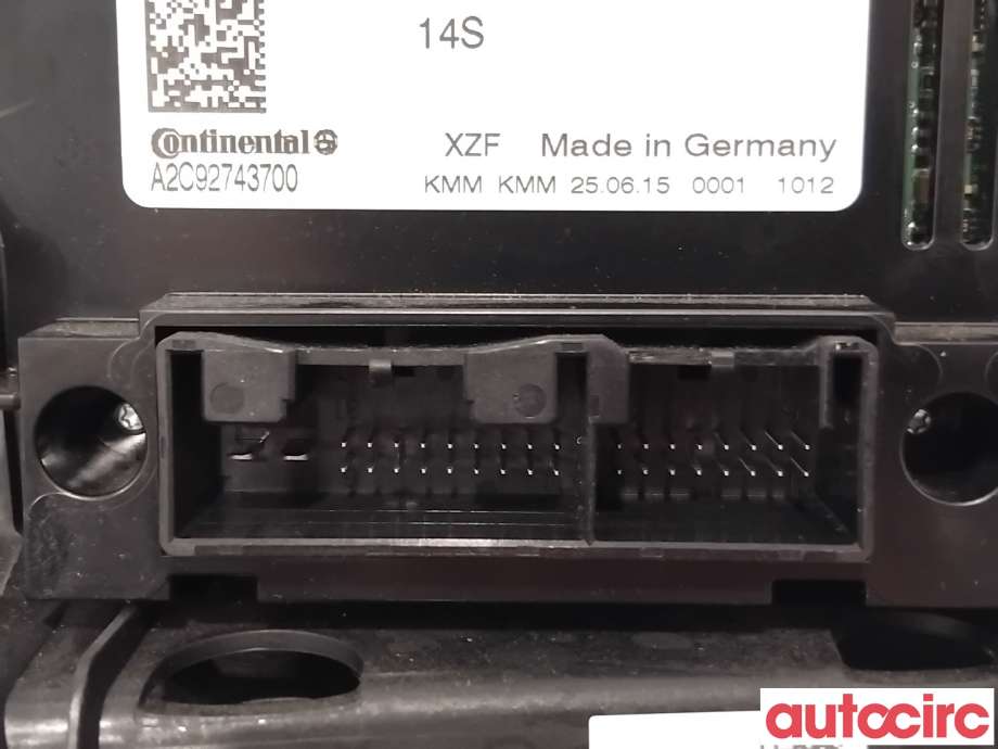 Varmeapparat betjening til Audi Q5 2012-2017 (Type I, Fase 2)  (AUDI|8K1820043AT|A2C92743700)