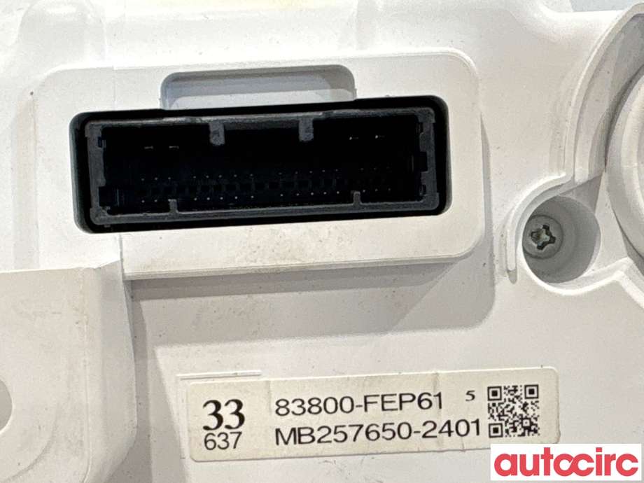 Instrumentpanel til Toyota Corolla 2019-->> (TOYOTA|83800FEV91|MB257650-2401|83800-FEP61)