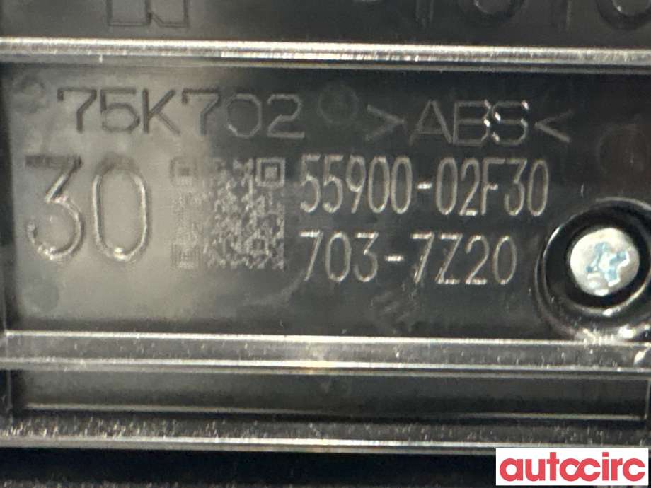 Varmeapparat betjening til Toyota Corolla 2019-->> (TOYOTA|5590002F30|703-7Z20|55900-02F30)