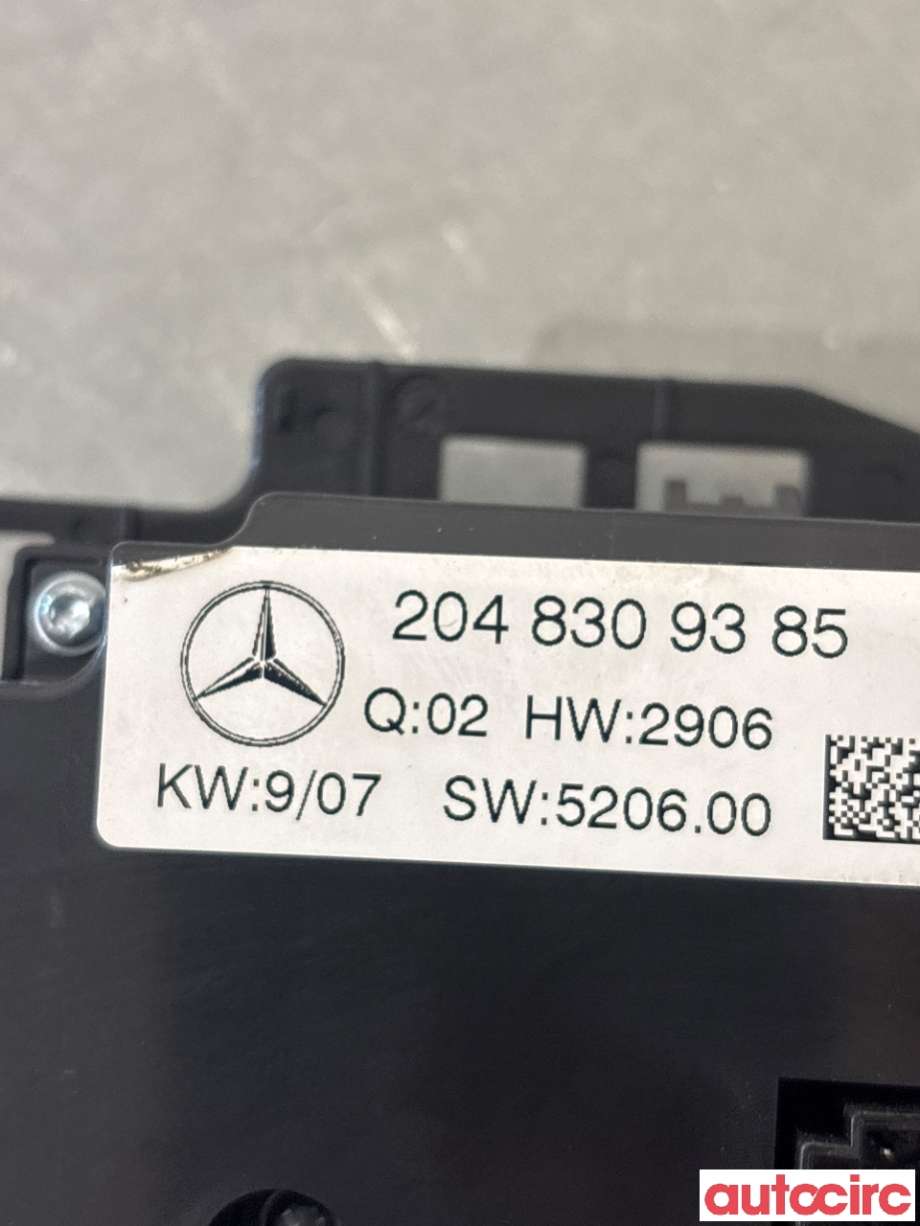 Varmeapparat betjening til Mercedes R-Klasse 2006-2013 (W251) (W251) (MERCEDES|A2048309385|)