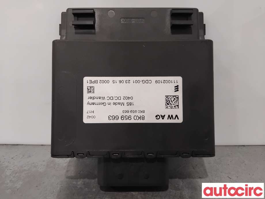 Styreenhet diverse til Audi Q5 2012-2017 (Type I, Fase 2) (AUDI|8K0959663D|111002109|8K0959663)