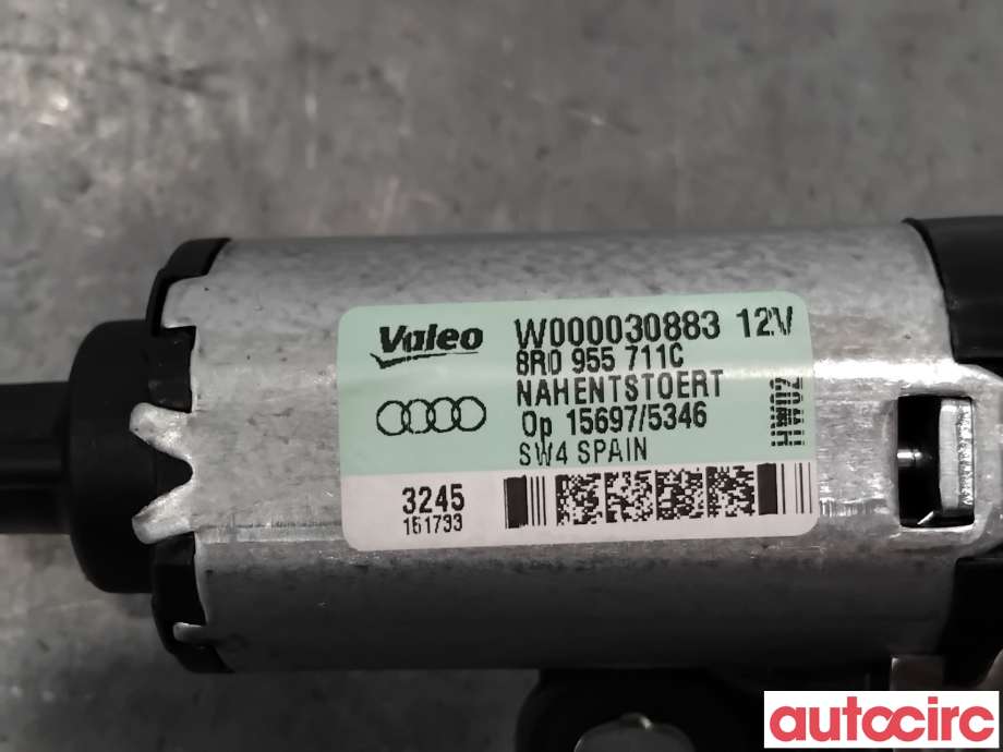 Viskermotor bakrute til Audi Q5 2012-2017 (Type I, Fase 2) (AUDI|8R0955711C|W000030883)