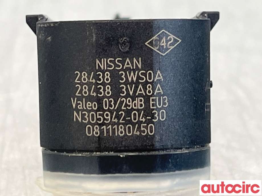 Parkeringssensor bak til Nissan Leaf 2018-->> (Type II)  (NISSAN|284383VA8A)