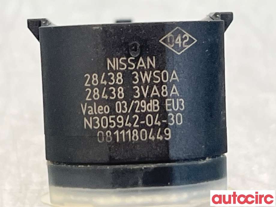 Parkeringssensor bak til Nissan Leaf 2018-->> (Type II)  (NISSAN|284383VA8A)