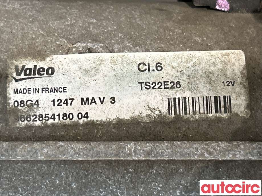 Starter diesel til Peugeot 3008 2009-2016 (Type I) (PEUGEOT|5802AE|TS22E26|9662854180)