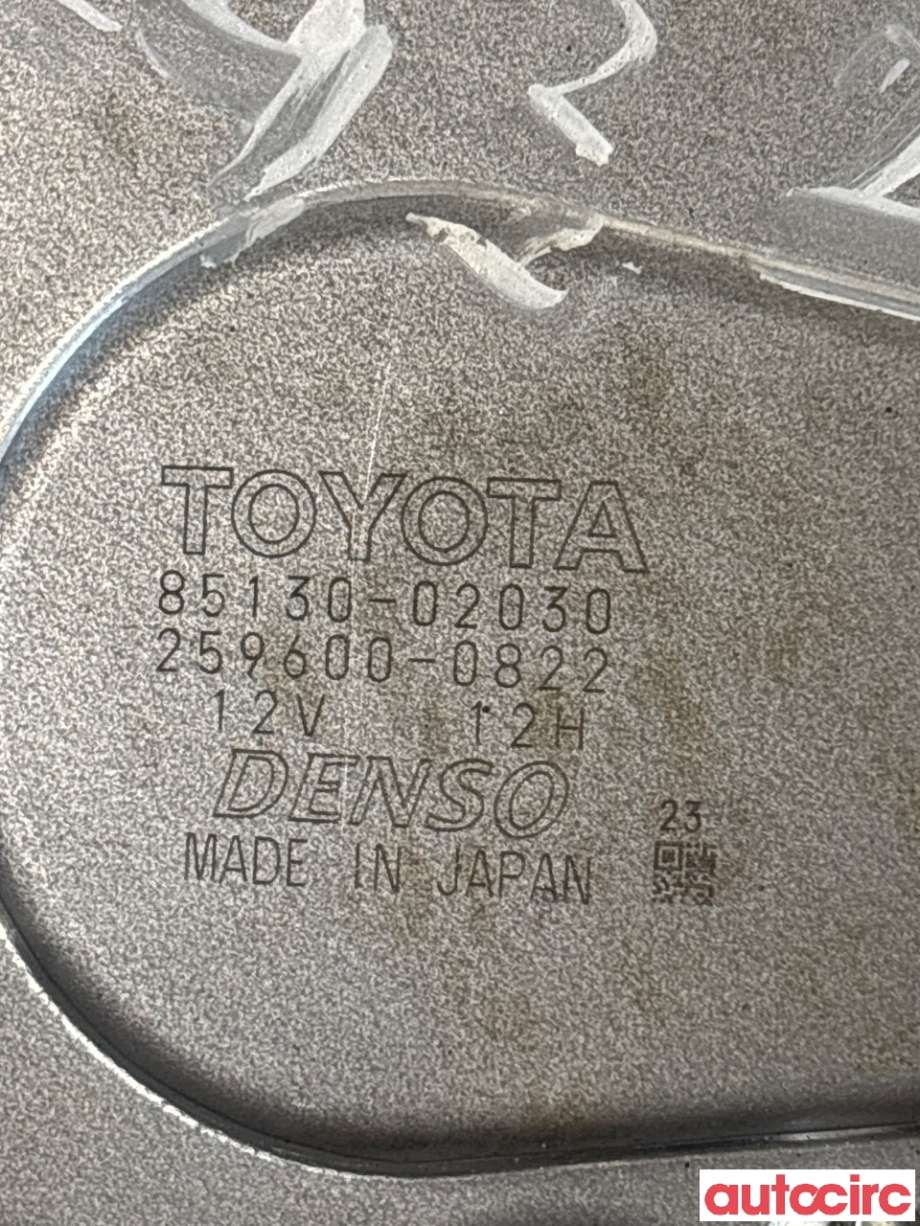 Viskermotor bakrute til Toyota Auris 2007-2010 (Type I, Fase 1) (TOYOTA|8513002030|259600-0822|85130-02030)