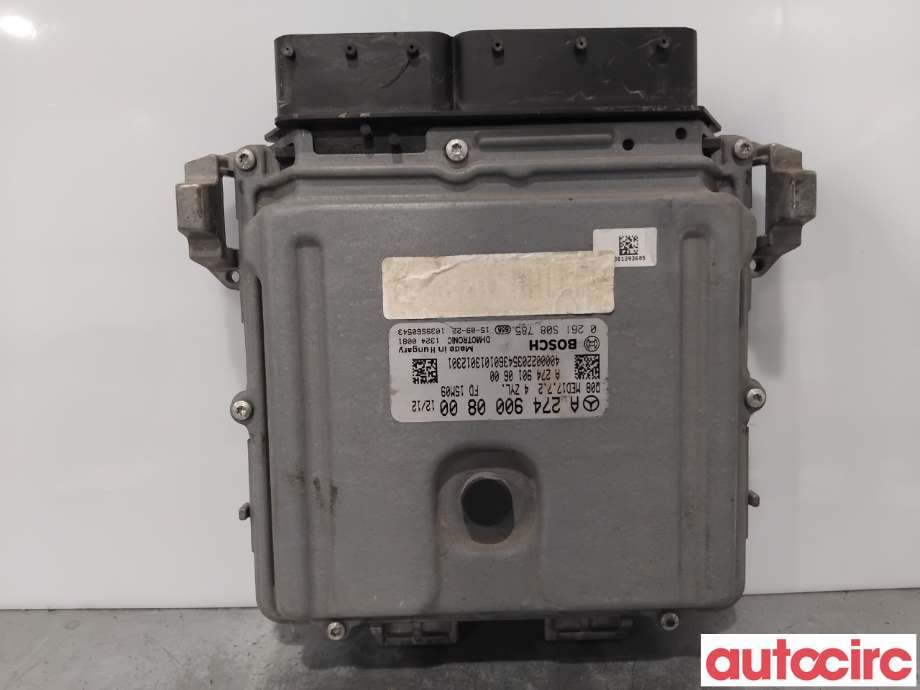 Styreenhet motor til Mercedes C-Klasse 2014-2018 (Fase 1) (W205) (W205) (MERCEDES|A2749000800|0261S08785|A2749002900)