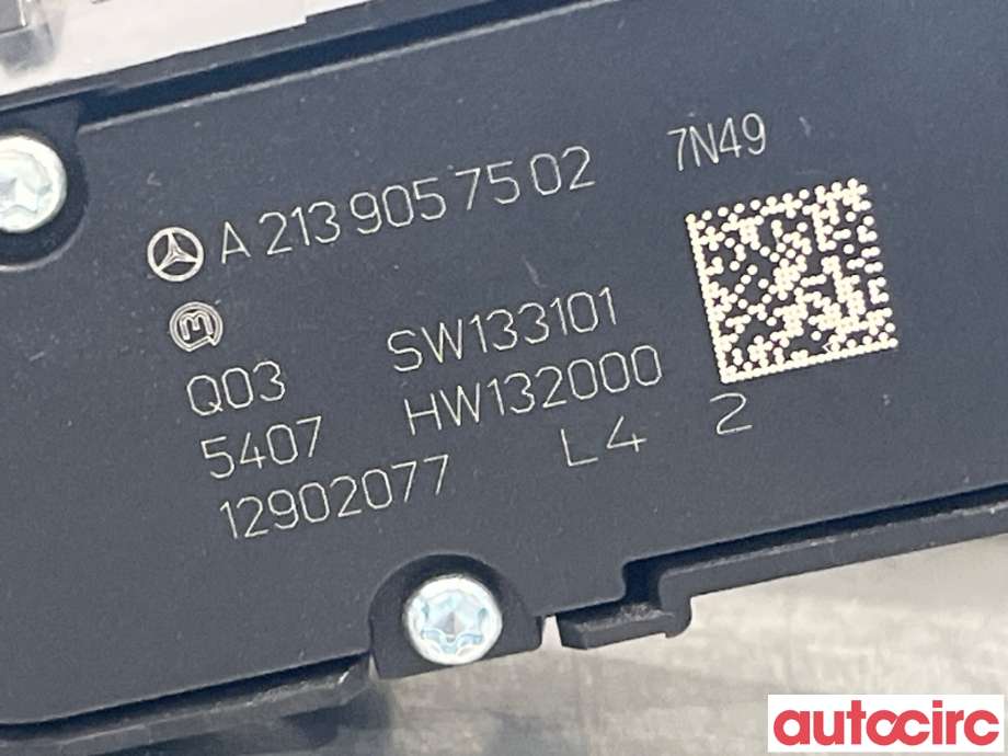 Bryter setevarme til Mercedes C-Klasse 2014-2018 (Fase 1) (W205) (W205) (MERCEDES|A2139057502)