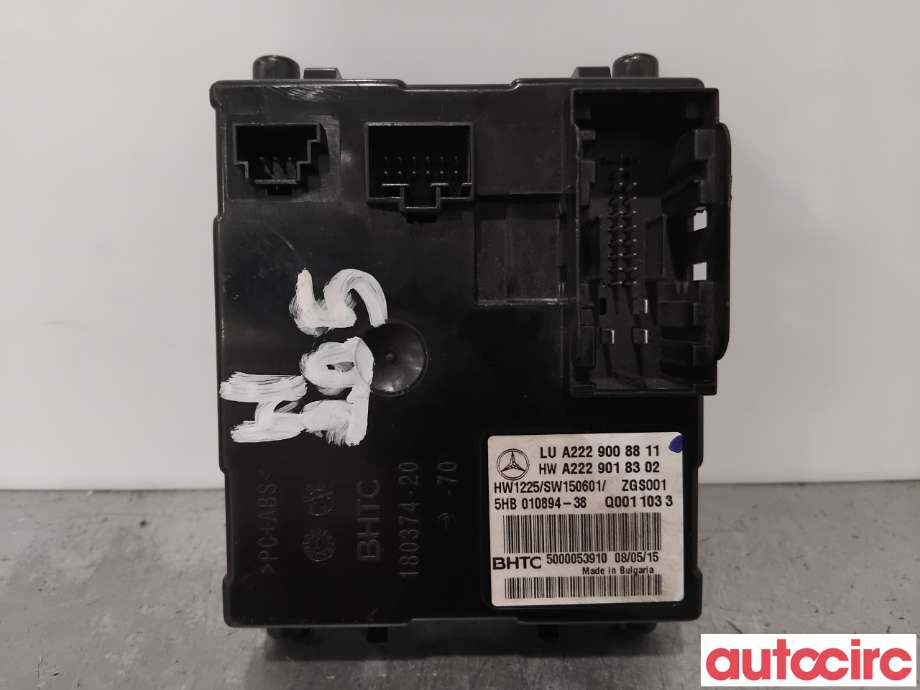 Styreenhet klima/aircondition til Mercedes C-Klasse 2014-2018 (Fase 1) (W205) (W205) (MERCEDES|A2229003812|5HB010894-38|A0009002050)