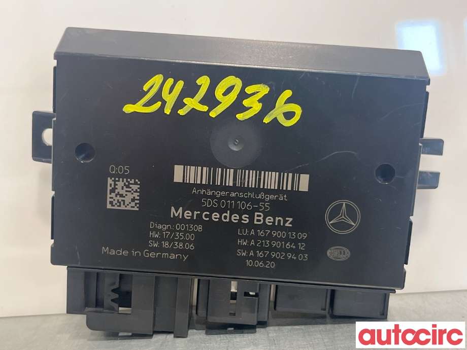 Styreenhet hengerfeste til Mercedes A-Klasse 2018-->> (W177) (W177) (MERCEDES|A1679001309)