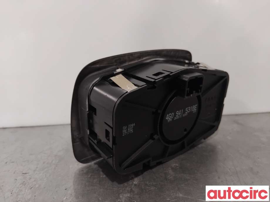 Bryter lys til Audi A6, Allroad 2015-2019 (Type III, Fase 2) (C7) (C7) (AUDI|4G0941531BE|)