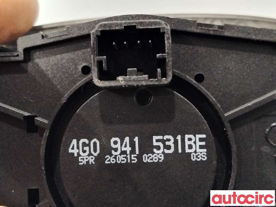 Bryter lys til Audi A6, Allroad 2015-2019 (Type III, Fase 2) (C7) (C7) (AUDI|4G0941531BE|)