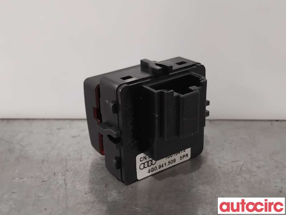 Bryter nødblink til Audi A6, Allroad 2015-2019 (Type III, Fase 2) (C7) (C7) (AUDI|4G0941509|10016472)