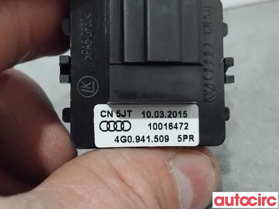 Bryter nødblink til Audi A6, Allroad 2015-2019 (Type III, Fase 2) (C7) (C7) (AUDI|4G0941509|10016472)