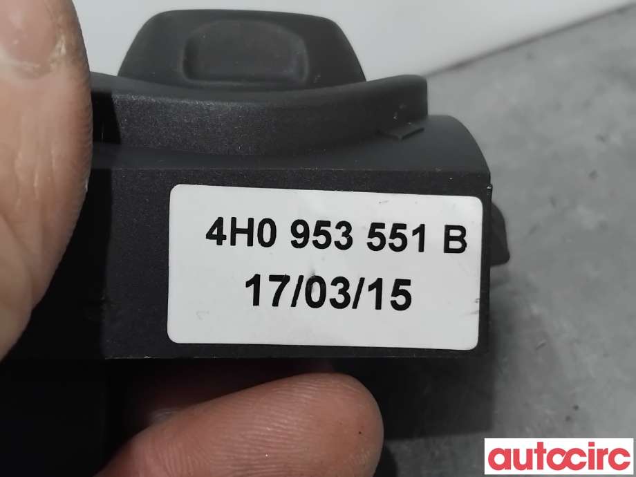Bryter diverse til Audi A6, Allroad 2015-2019 (Type III, Fase 2) (C7) (C7) (AUDI|4H0953551B|)