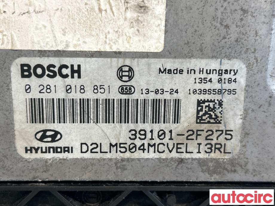 Styreenhet motor til Hyundai Ix35 2010-2015 (HYUNDAI|391012F277|0281018851|39101-2F275)