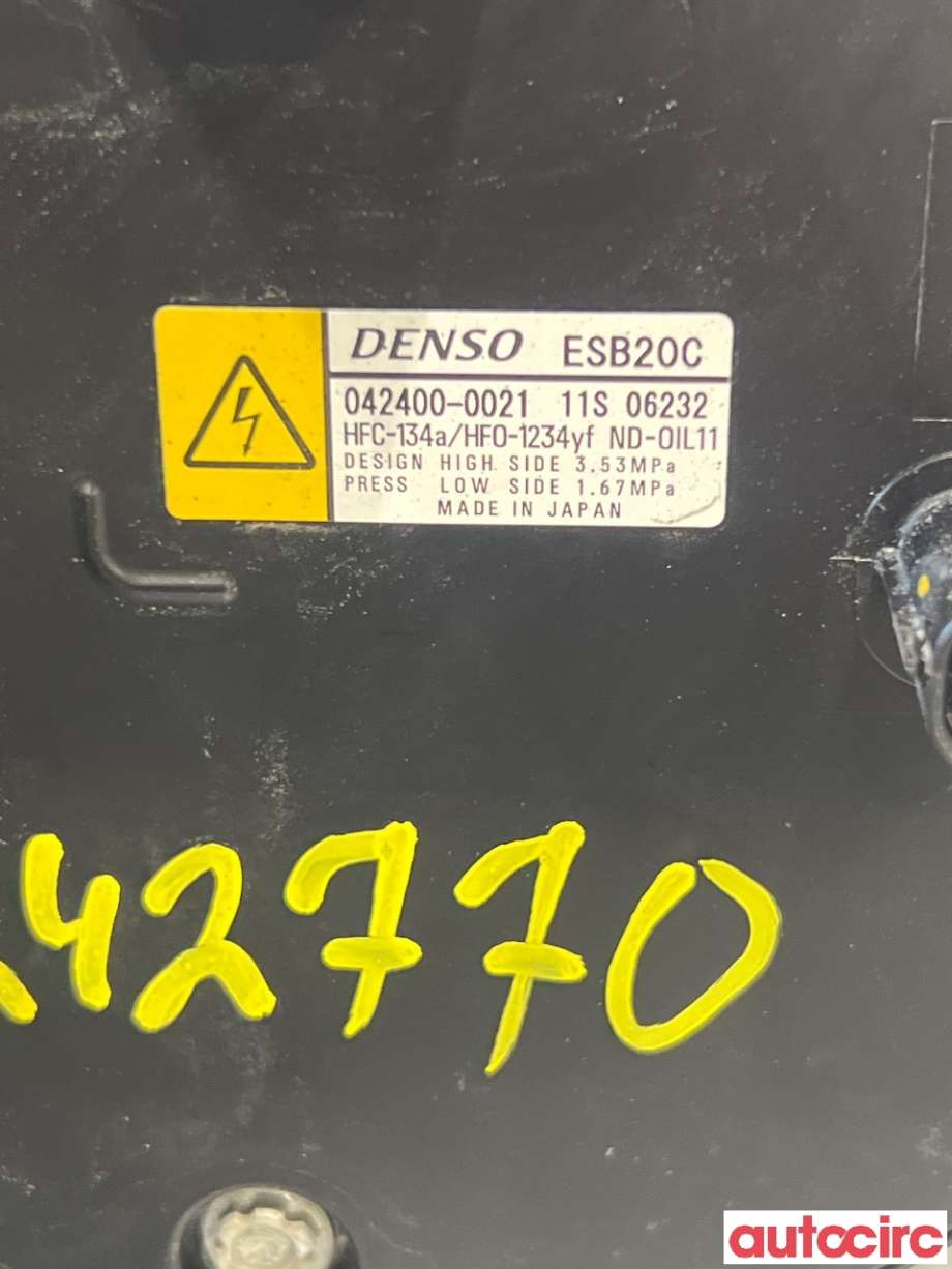 Aircondition kompressor til Toyota Prius 2016-2023 (Type IV) (combi) (combi) (TOYOTA|8837047092|042400-0021|)