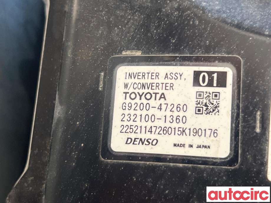 Inverter hybrid til Toyota Prius 2016-2023 (Type IV) (combi) (combi) (TOYOTA|G920049136|232100-1360|G9200-47260)