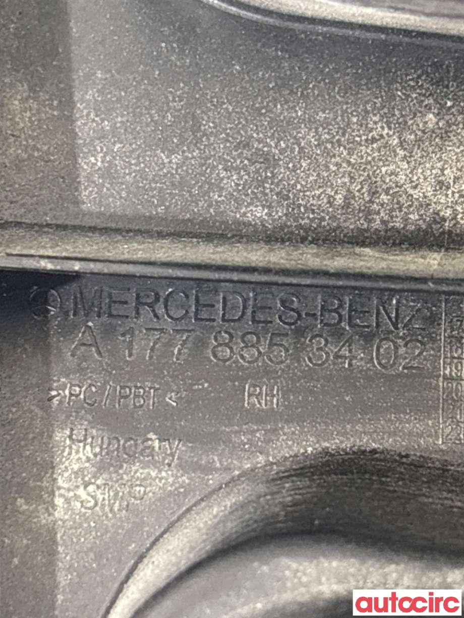 Støtfangerving høyre bak til Mercedes A-Klasse 2018-->> (W177) (W177) (MERCEDES|A1778853402|)