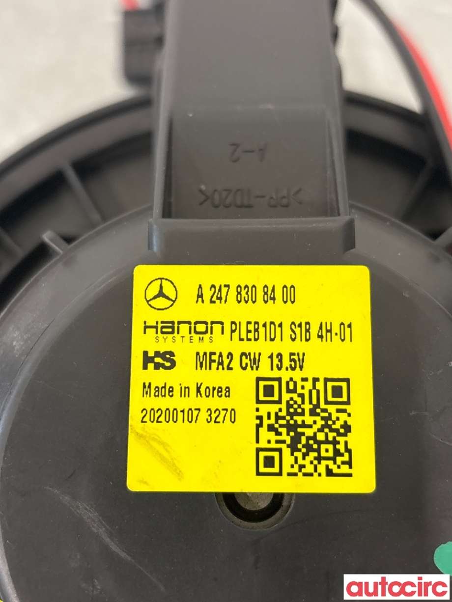 Varmeapparat motor til Mercedes A-Klasse 2018-->> (W177) (W177) (MERCEDES|A2478308400|)