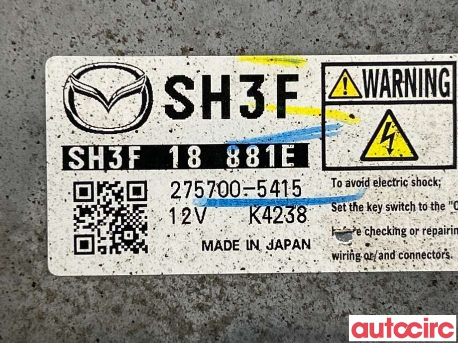 Styreenhet motor til Mazda CX-5 2012-2017 (Type I)  (MAZDA|SH3F-18-881S|275700-5415|SH3F18881E)