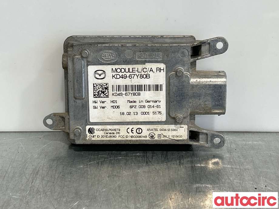Sensor radar til Mazda CX-5 2012-2017 (Type I)  (MAZDA|KD49-67-Y80B|6PZ009014-61|KD49-67Y80B)