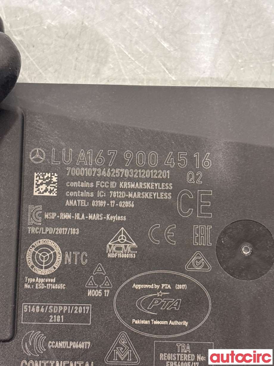 Styreenhet nøkkelfri/keyless til Mercedes A-Klasse 2018-->> (W177) (W177) (MERCEDES|A1679004516|)