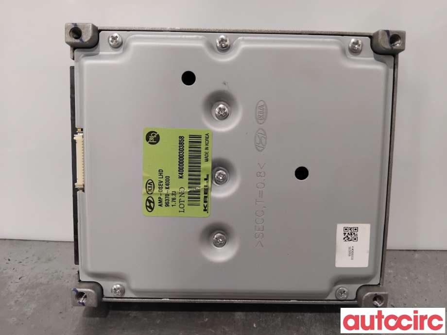 Bilstereo forsterker til Hyundai Kona 2017-2021 (Type I, Fase 1) (HYUNDAI|96370K4000||96370-K4000)