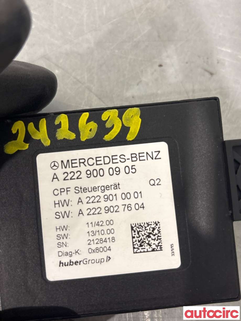 Styreenhet diverse til Mercedes C-Klasse 2014-2018 (Fase 1) (W205) (W205) (MERCEDES|A2229000905|)
