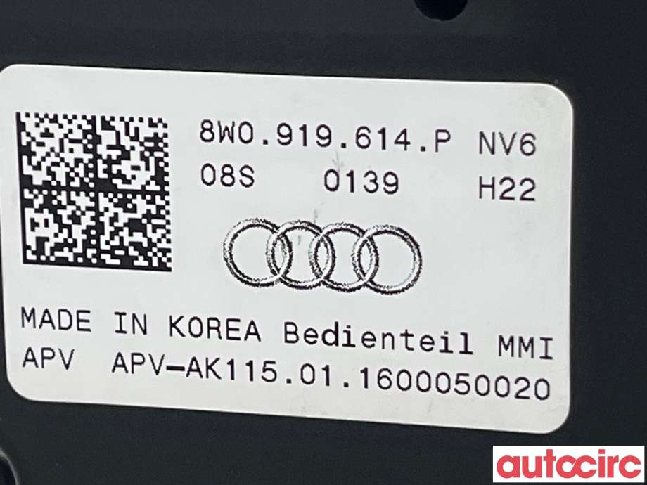 Bilstereo diverse til Audi A4 2015-2019 (Type V, Fase 1) (B9) (B9) (AUDI|8W0919614P)