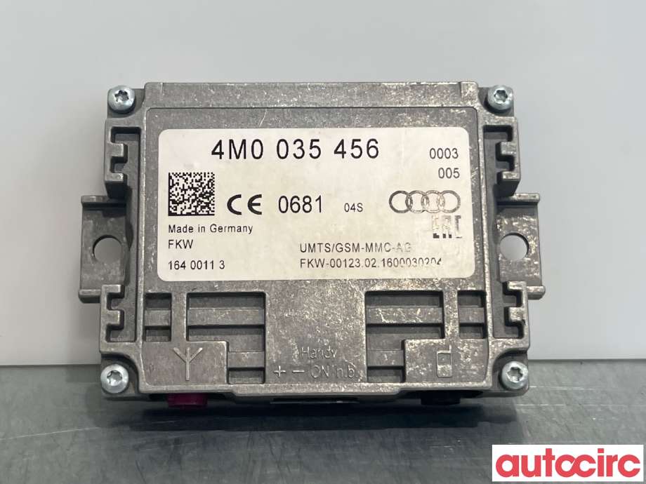 Antenne forsterker til Audi A4 2015-2019 (Type V, Fase 1) (B9) (B9) (AUDI|4M0035456)