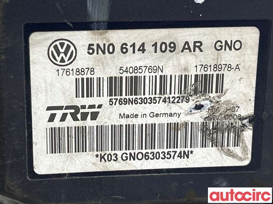 ABS sentral til VW Tiguan 2011-2016 (Type I, Fase 2)  (VOLKSWAGEN|5N0614109BK|54085769N|5N0614109AR)