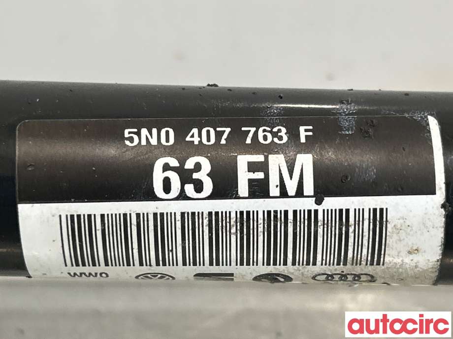 Drivaksel venstre foran til VW Tiguan 2011-2016 (Type I, Fase 2)  (VOLKSWAGEN|5N0407763F|)