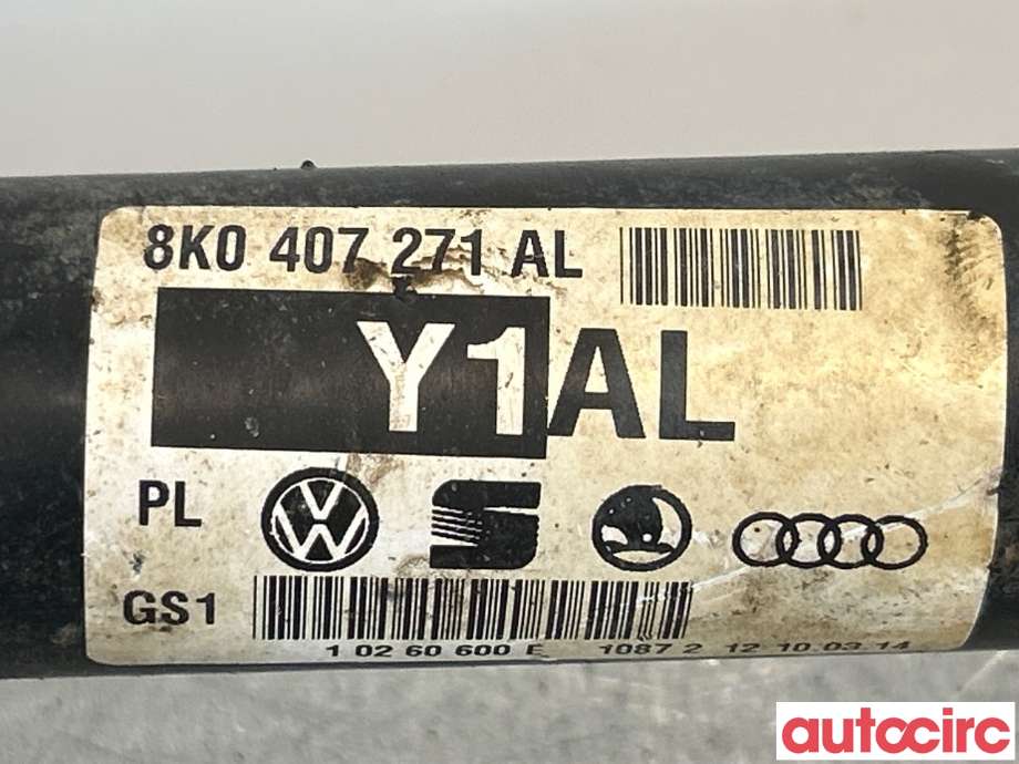 Diverse deler til Audi A4 2007-2014 (Type IV) (B8) (B8) (AUDI|8K0407271AL|)